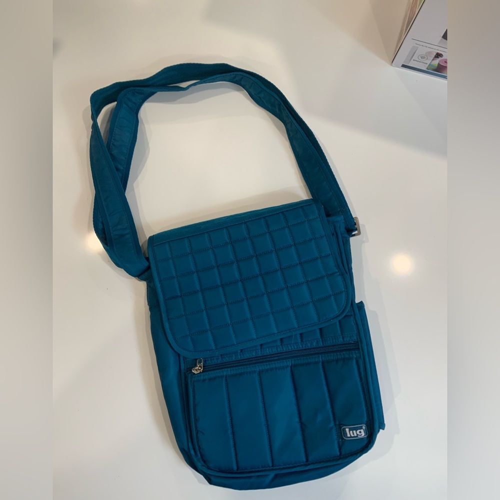 Lug Blue Quilted Travel Bag